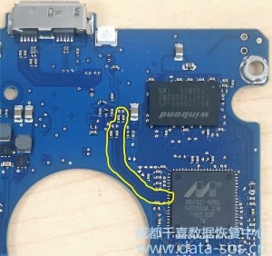 怎么将SATA接口焊接三星硬盘的USB电路板上
