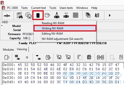 使用PC-3000 for HDD如何解决日立IBM硬盘NVRAM问题