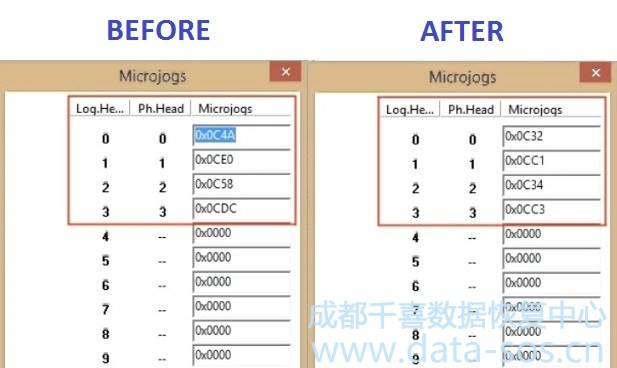 使用PC-3000 for HDD适配西数硬盘磁头