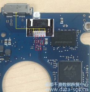 怎么将SATA接口焊接三星硬盘的USB电路板上