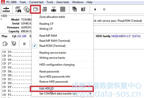 使用PC-3000如果绕过东芝SSHD硬盘的NAND问题并恢复数据